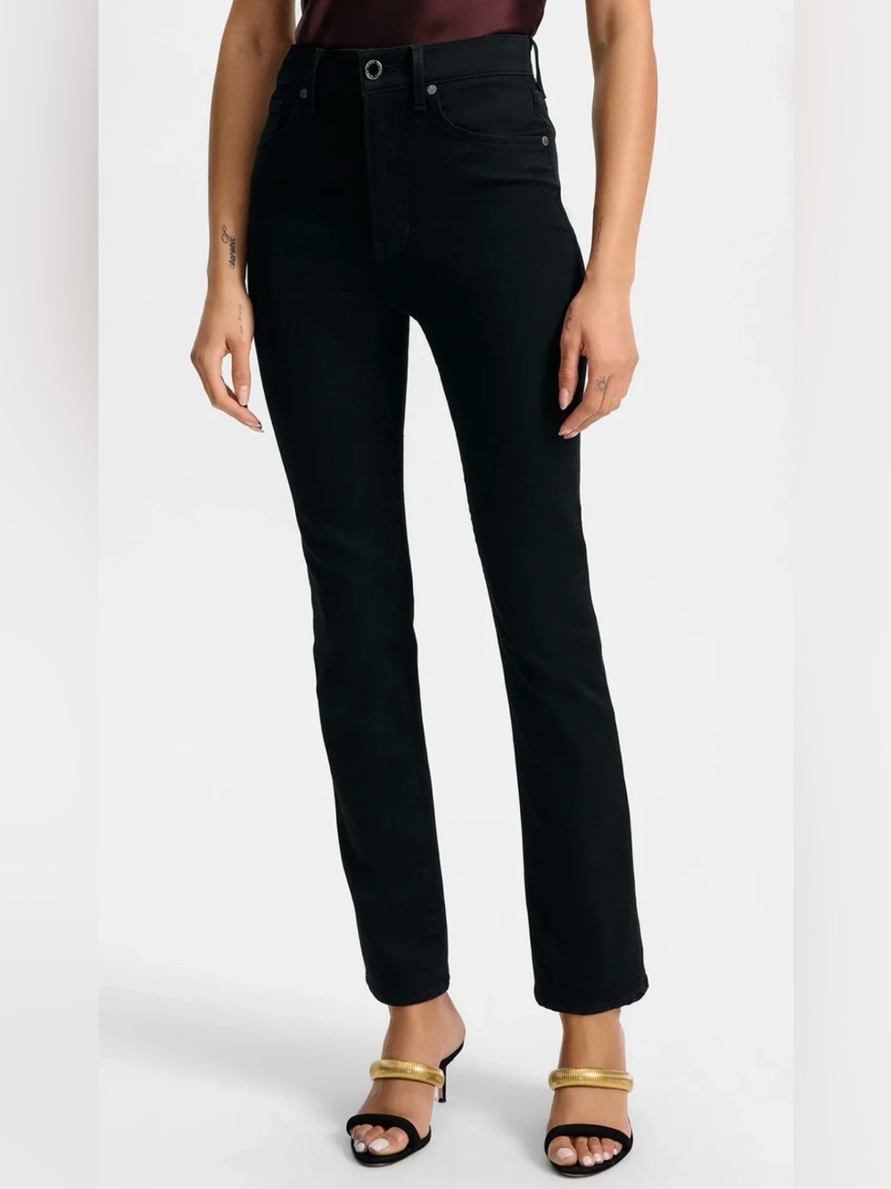 Veronica Beard Lydia High Rise Black Ultra Slim Jeans Size 26 $298